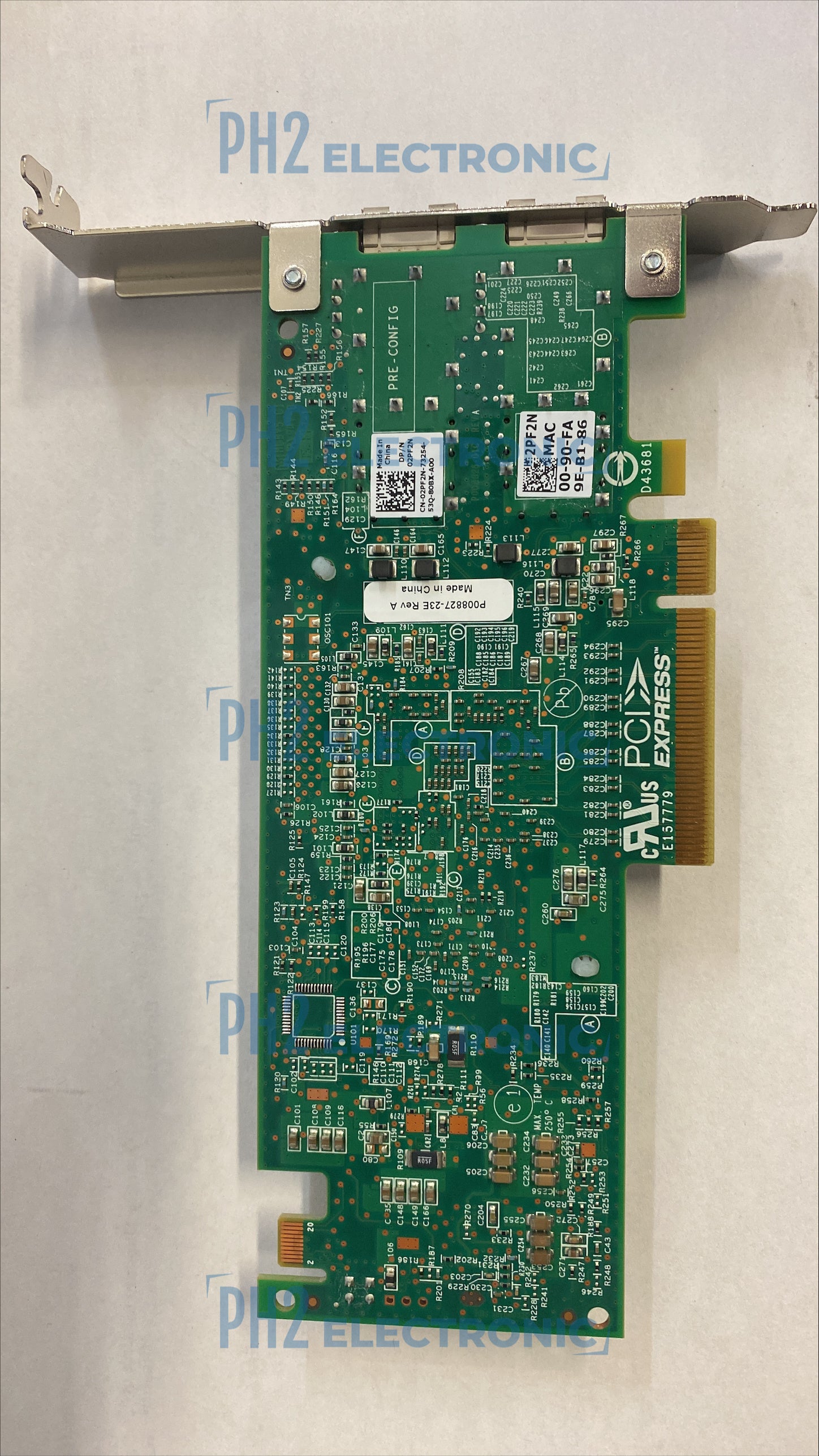DELL 2PF2N 02PF2N Emulex Dual Port 10Gb SFP Network Adapter