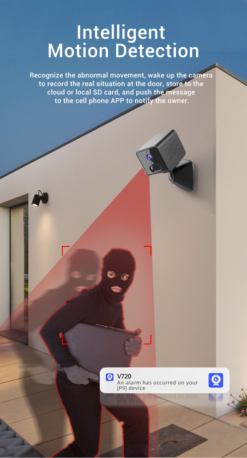 Cameras for Home Security Security Camera Night Vision Work PIR Motion + Wireles + FREE Cloud Storage