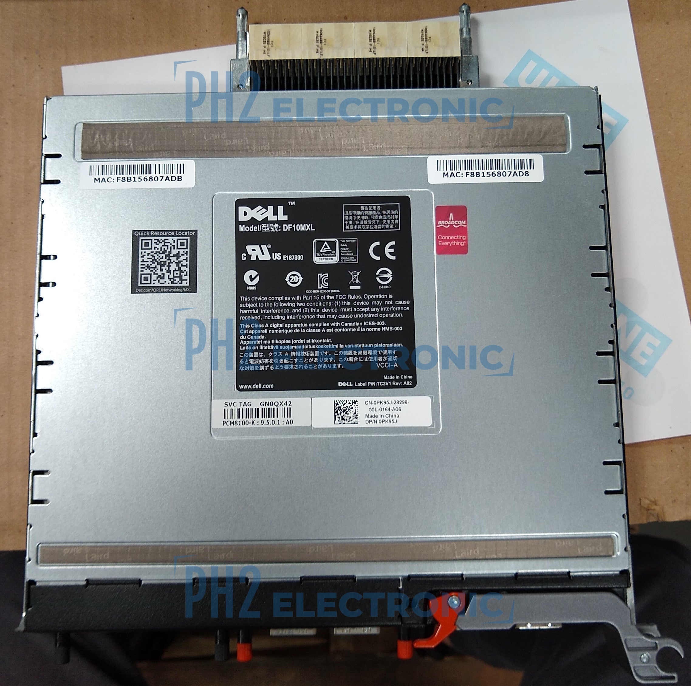 Dell PK95J 0PK95J DF10MXL DUAL PORT 10 / 40GB MODULE BLADE ADAPTERS FOR M1000E