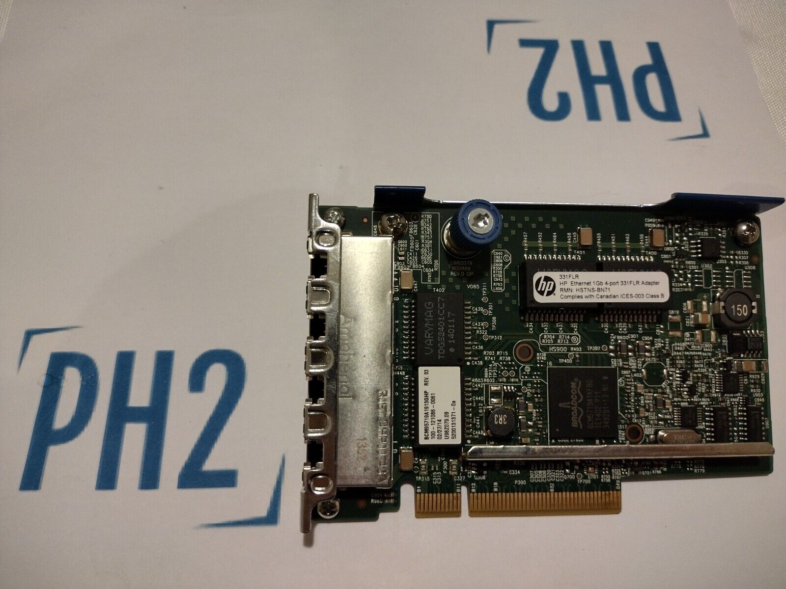 HPE 634025-001 629133-001 331FLR Quad-Port RJ45 1GB Gigabit Ethernet Adapter