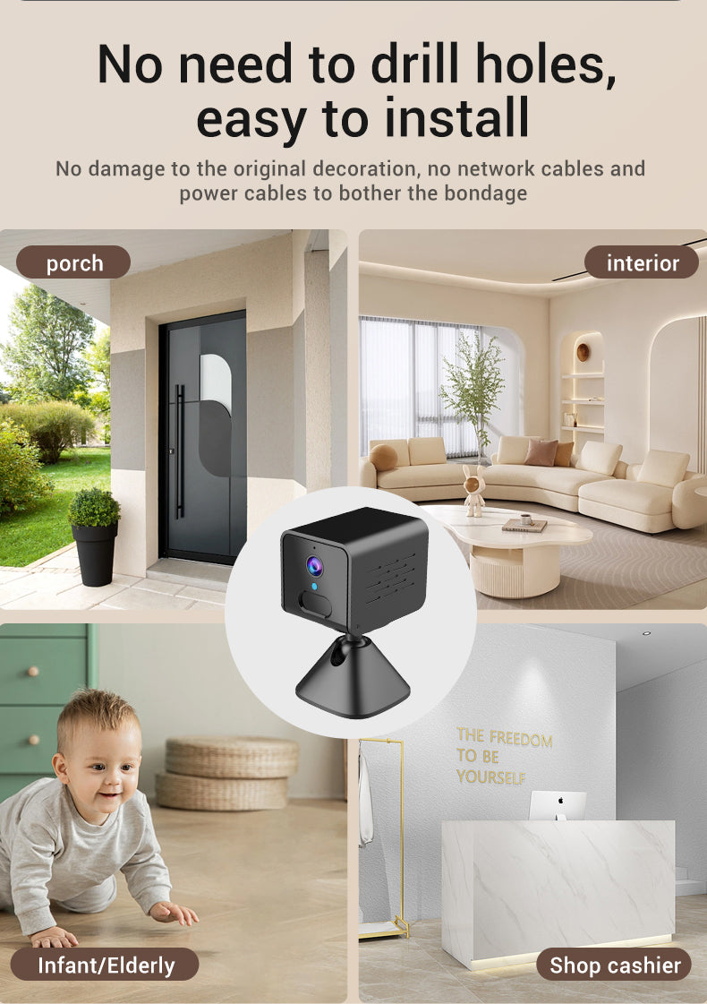 Cameras for Home Security Security Camera Night Vision Work PIR Motion + Wireles + FREE Cloud Storage