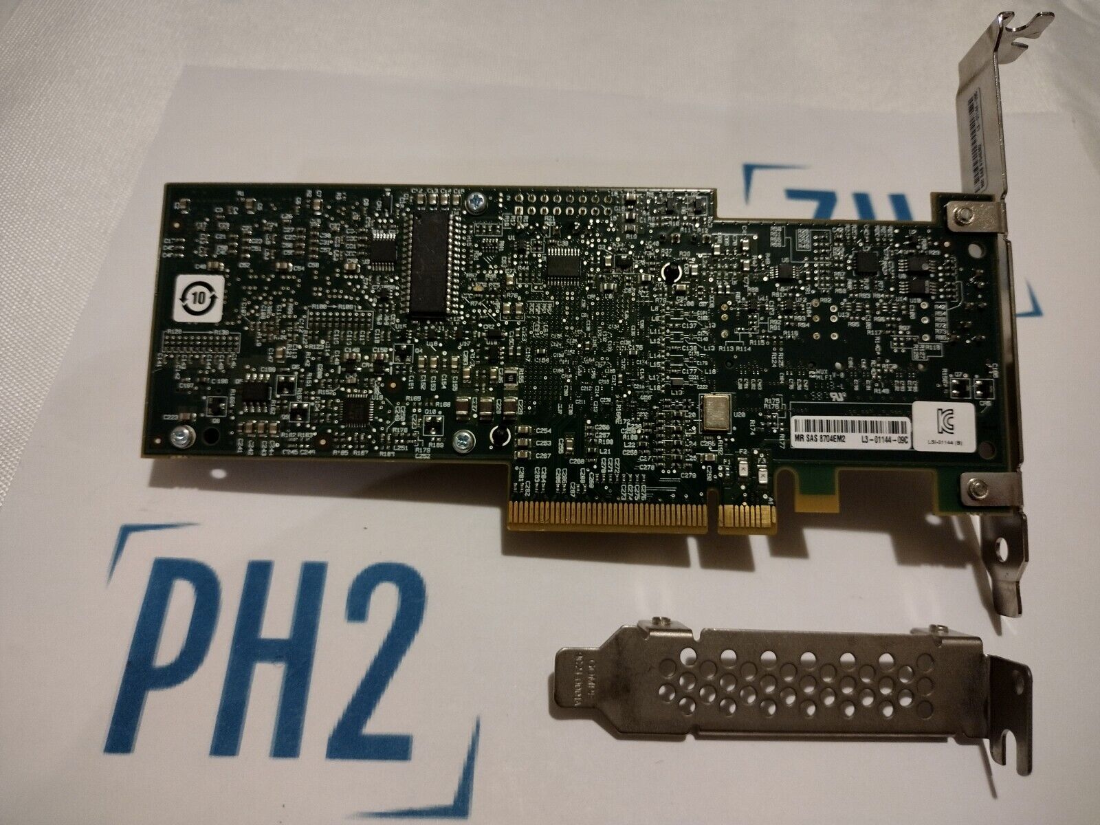 LSI MR SAS 8704EM2 L3-01144-09C 3Gb/s PCI Express SATA RAID Adapter W/BATTERY