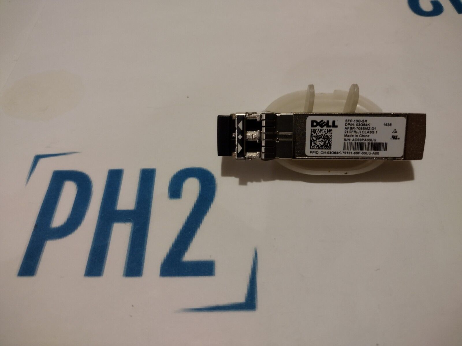 DELL 3G84K 03G84K Genuine AFBR-709SMZ-D1 10GBASE-SR 850nm SFP + SR TRANSCEIVER