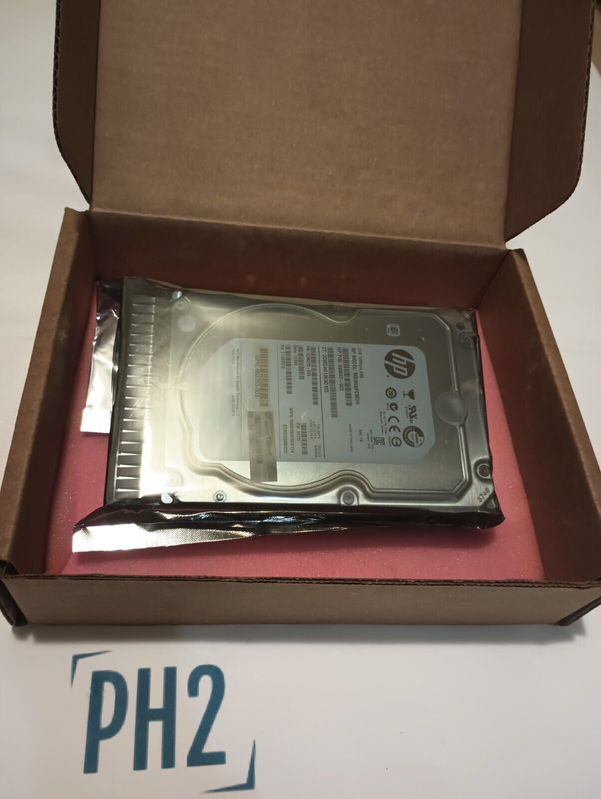 HPE 652766-B21 653959-001 695507-003 ST3000NM0023 MB3000FCWDH 3TB 7.2K 6Gb/s SAS 3.5"SC G8/9