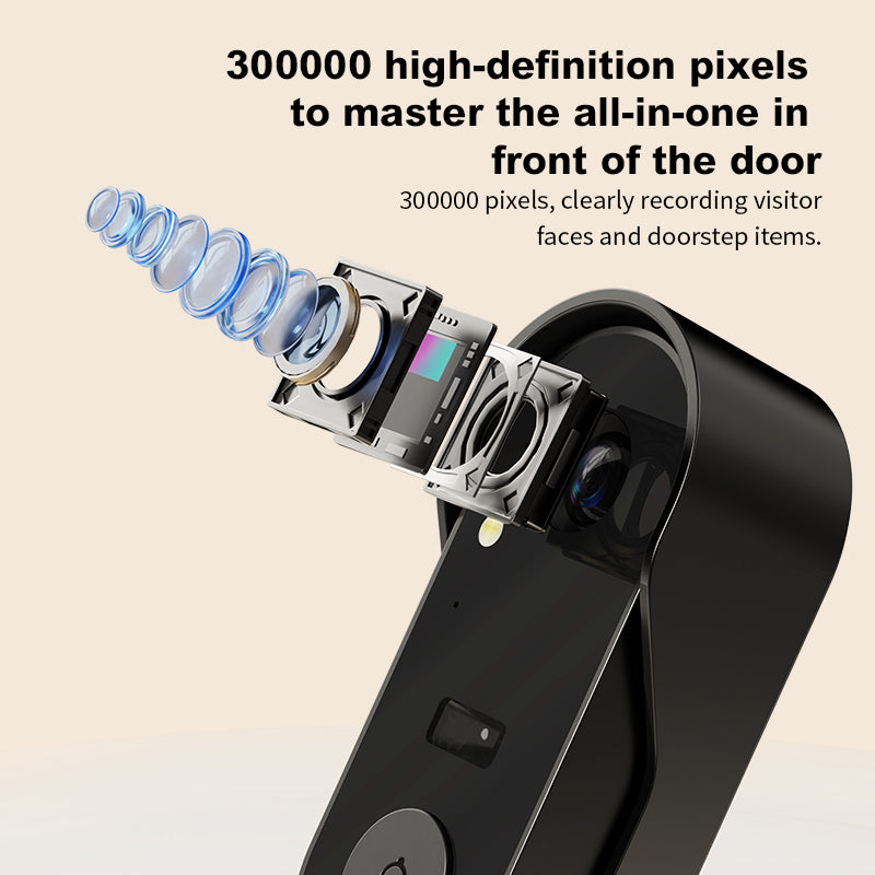 Smart Visual Intercom Video Doorbell PIR Motion + Wireless Chime+WIFI FREE Cloud Save