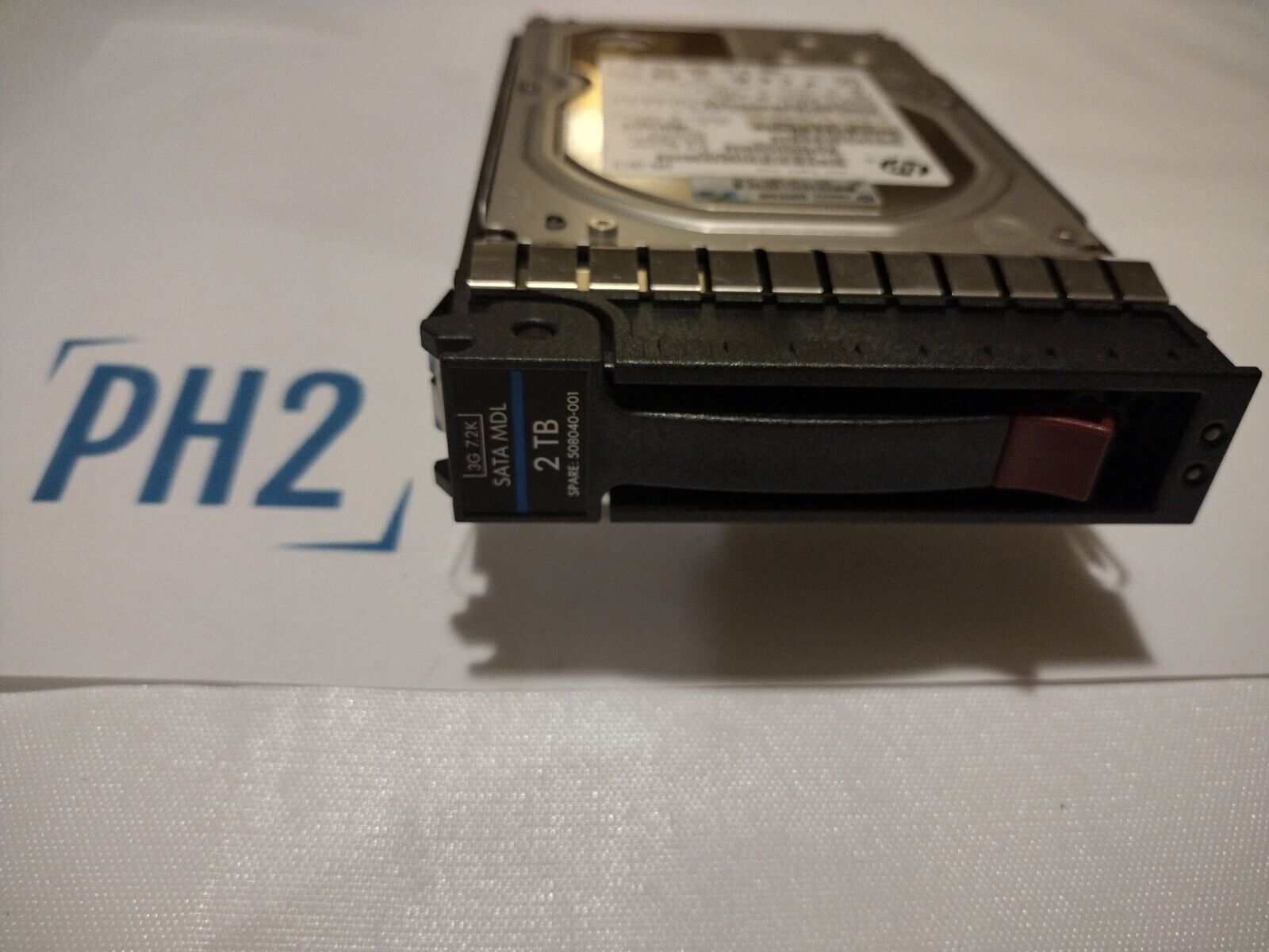 HPE 507632-B21 638516-001 508040-001 ME2000EBUCF HUA723020ALA640-HP 2TB 7.2K 3Gb/s SATA 3.5'' G6/7 TRAY.