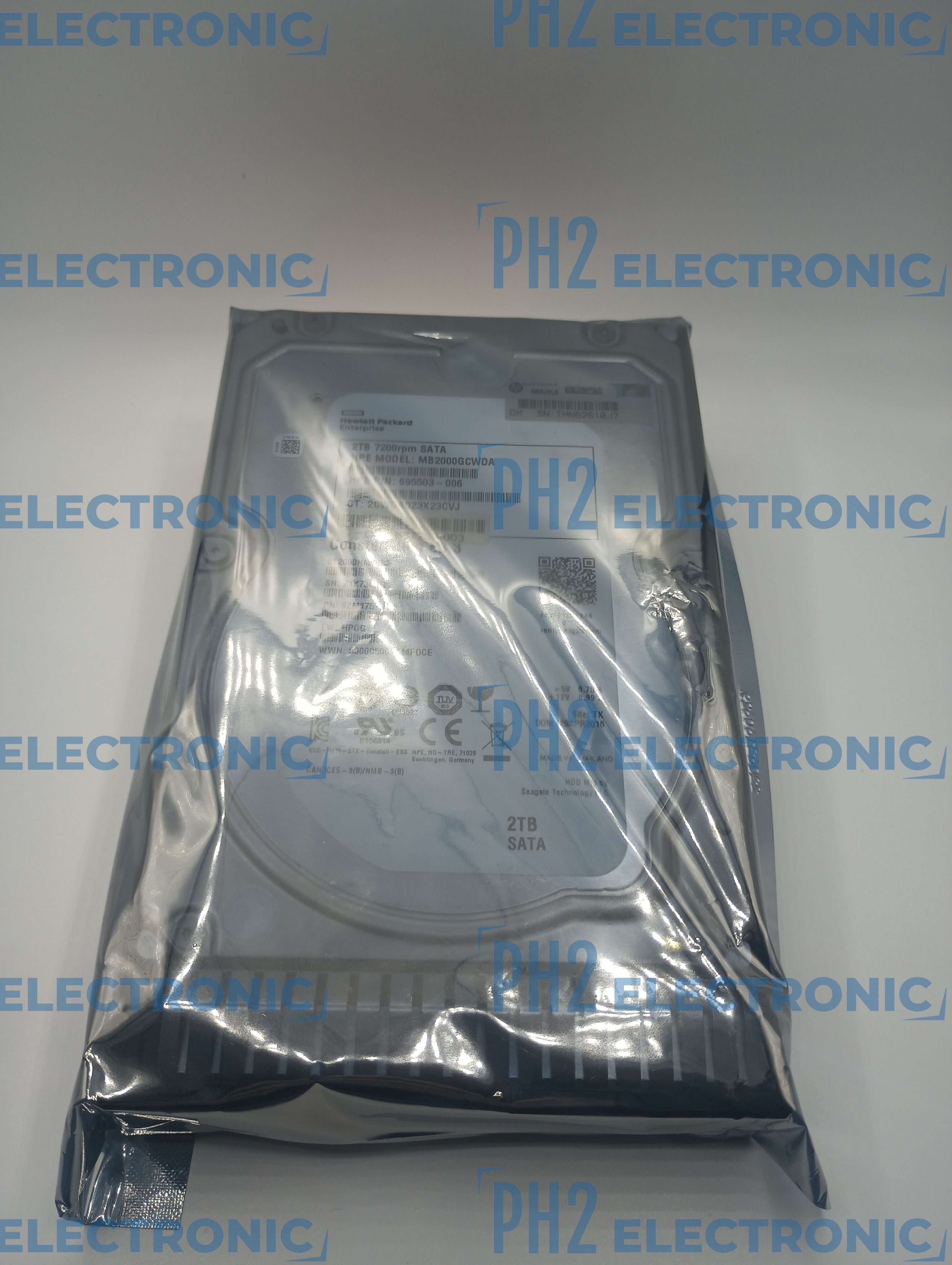 HPE 658079-B21 695503-006 658102-001 MB2000GCWDA ST2000NM0033-HP 2TB 7.2K 6Gb/s SATA 3.5 SC G8 G9