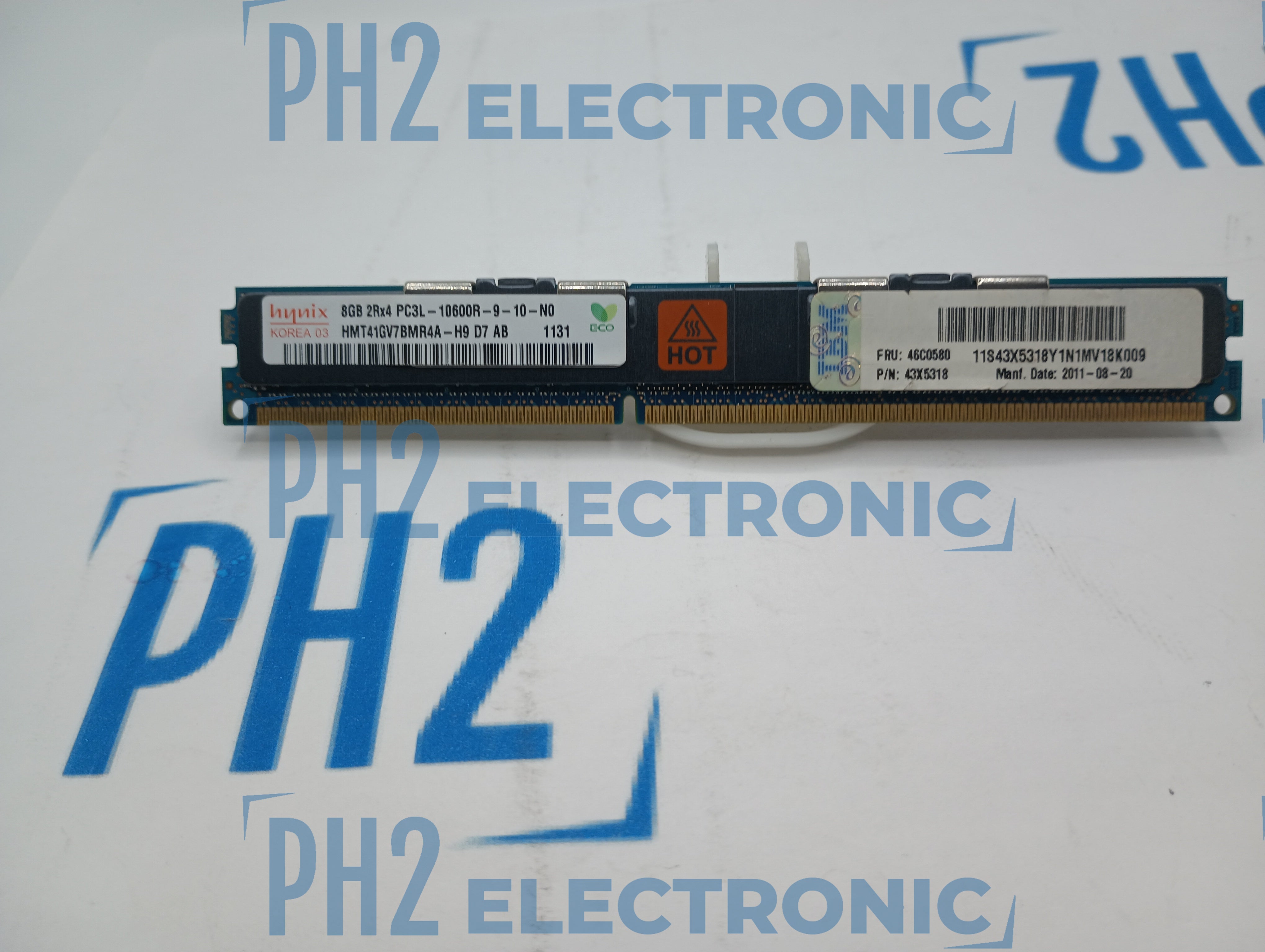 IBM HMT41GV7BMR4A-H9 43X5318 46C0580 HYNIX 8GB 2RX4 PC3L-10600R VLP