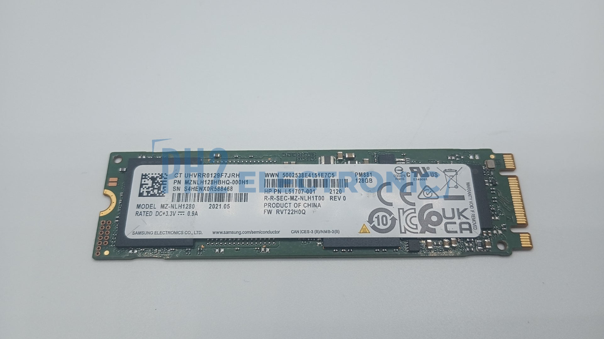 HPE MZ-NLH1280 L51707-001 MZNLH128HBHQ-000H1 SAMSUNG PM881