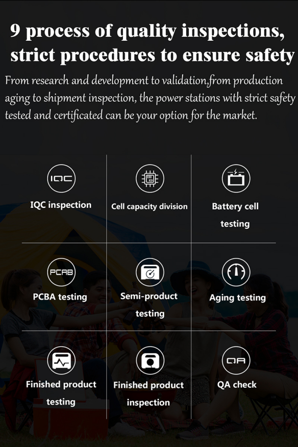 PT11 1200W 315,000mAh/1008Wh 3.2V 45Ah Rechargeable LiFePO4 Lithium ion battery Solar Power Generator Portable Power Station