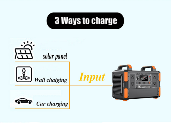 PT11 1200W 315,000mAh/1008Wh 3.2V 45Ah Rechargeable LiFePO4 Lithium ion battery Solar Power Generator Portable Power Station