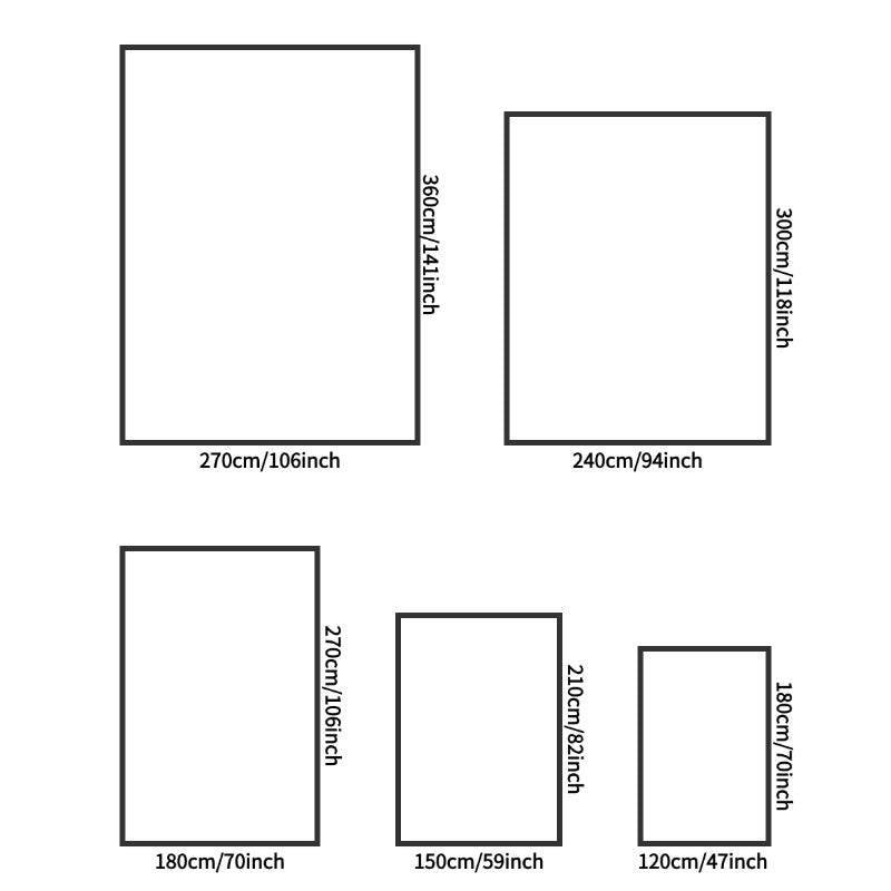 Indoor Plush Long-Haired Carpet - Non-Slip, Dirt-Resistant, Suitable for Living Room, Bedroom, Interior Decoration & Home Furnishing Large Tie-Dyed Shag Area Rug