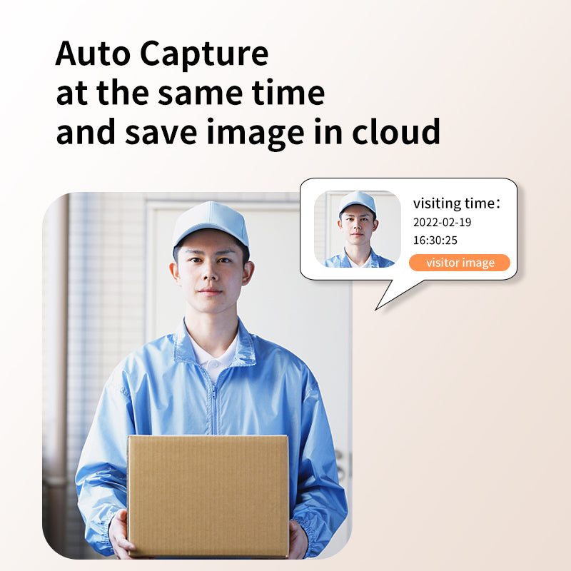 Smart Wi-Fi Video Doorbell X9 480P HD PIR Motion + Wireless Chime + Cloud Save