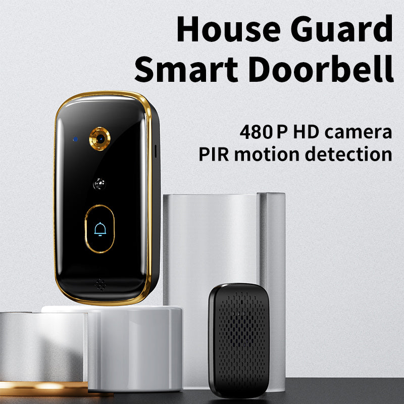 Smart Wi-Fi Video Doorbell X10 480P HD PIR Motion + Wireless Chime + FREE Cloud storage 2.4GHz wifi