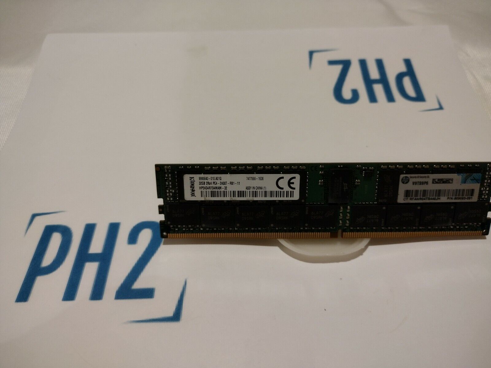 HPE 809083-091 805351-B21 KINGSTON HP24D4R7D4MAM-32 32GB 2RX4 PC4-2400T-R MEMORY