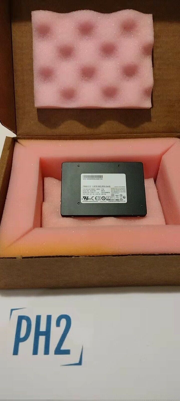 SAMSUNG PM963 MZ-QLW1T90 1.92TB 2.5" NVME PCIE INTERNAL SSD P/N: MZQLW1T9HMJP