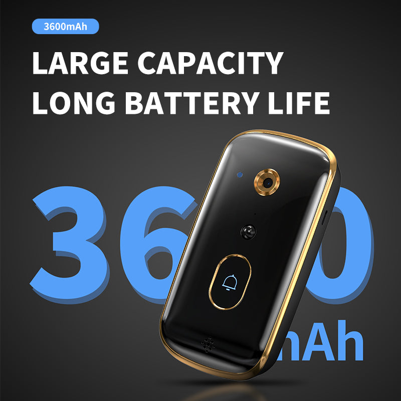 Smart Wi-Fi Video Doorbell X10 480P HD PIR Motion + Wireless Chime + FREE Cloud storage 2.4GHz wifi