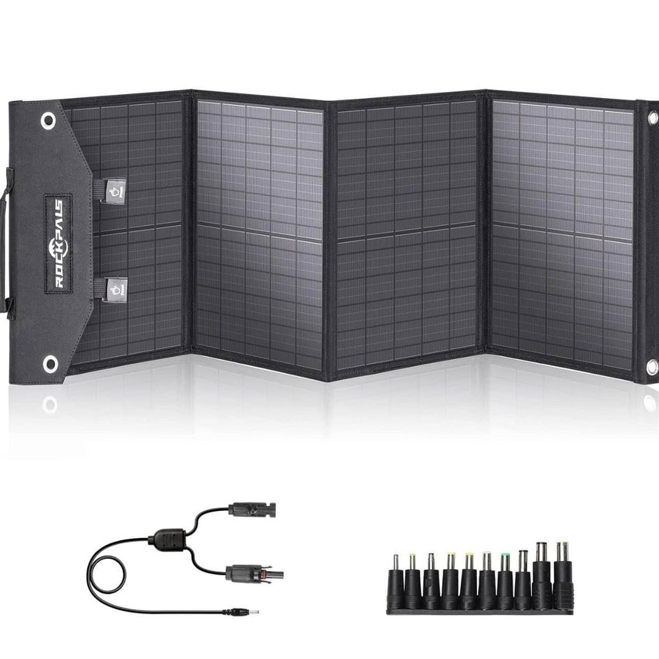 60W Portable Foldable Solar Panel Charger Power Station for Camp/RV/Off Grid/Phone/Tablet MADE FOR SOLAR GENERATORS - Compatible with most solar generator/portable power station on the market.
