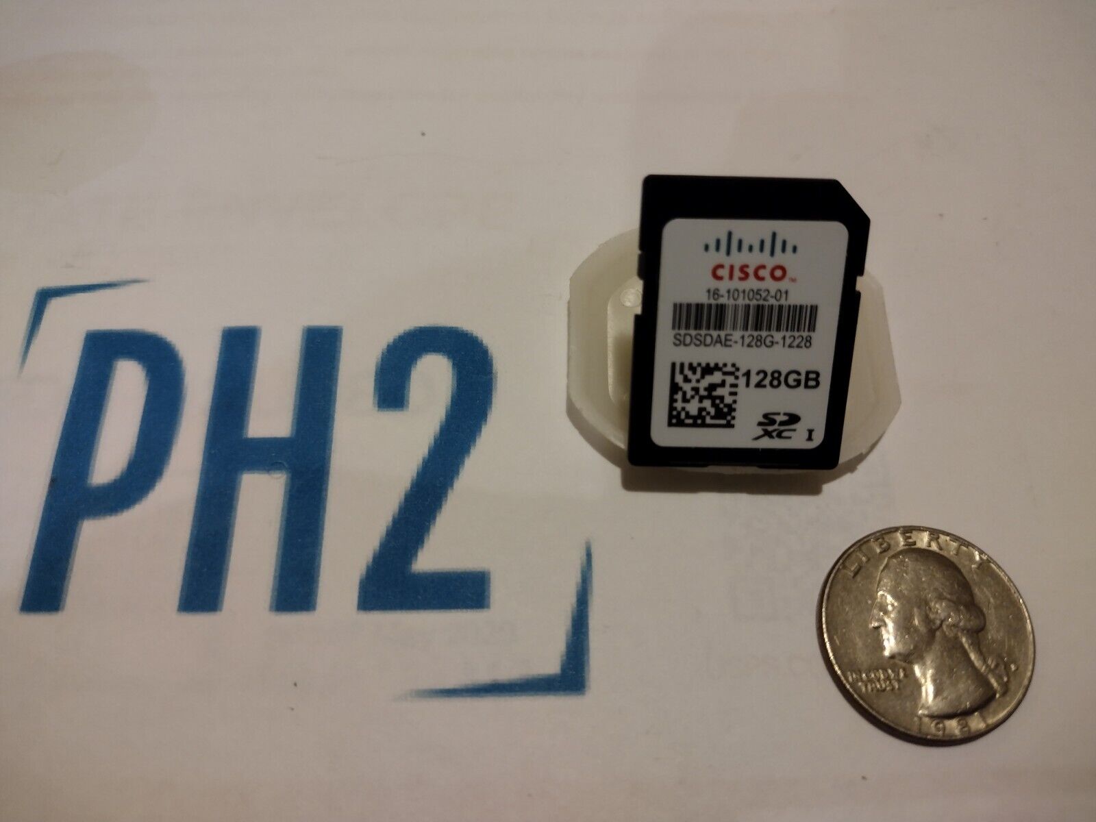 CISCO 16-101052-01 SDSDAE-128G-1228 128GB SD XC I Memory Card