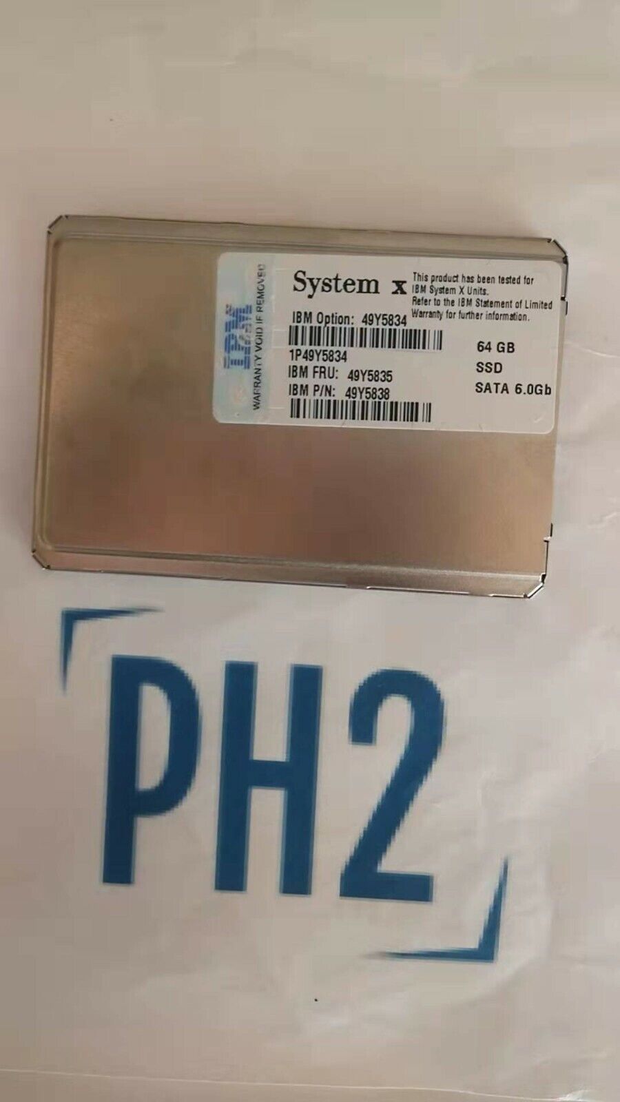 IBM 49Y5835/34 49Y5838 IBM.SSD P400e 64 GB Serial ATA 6 Gbit/s 1.8"