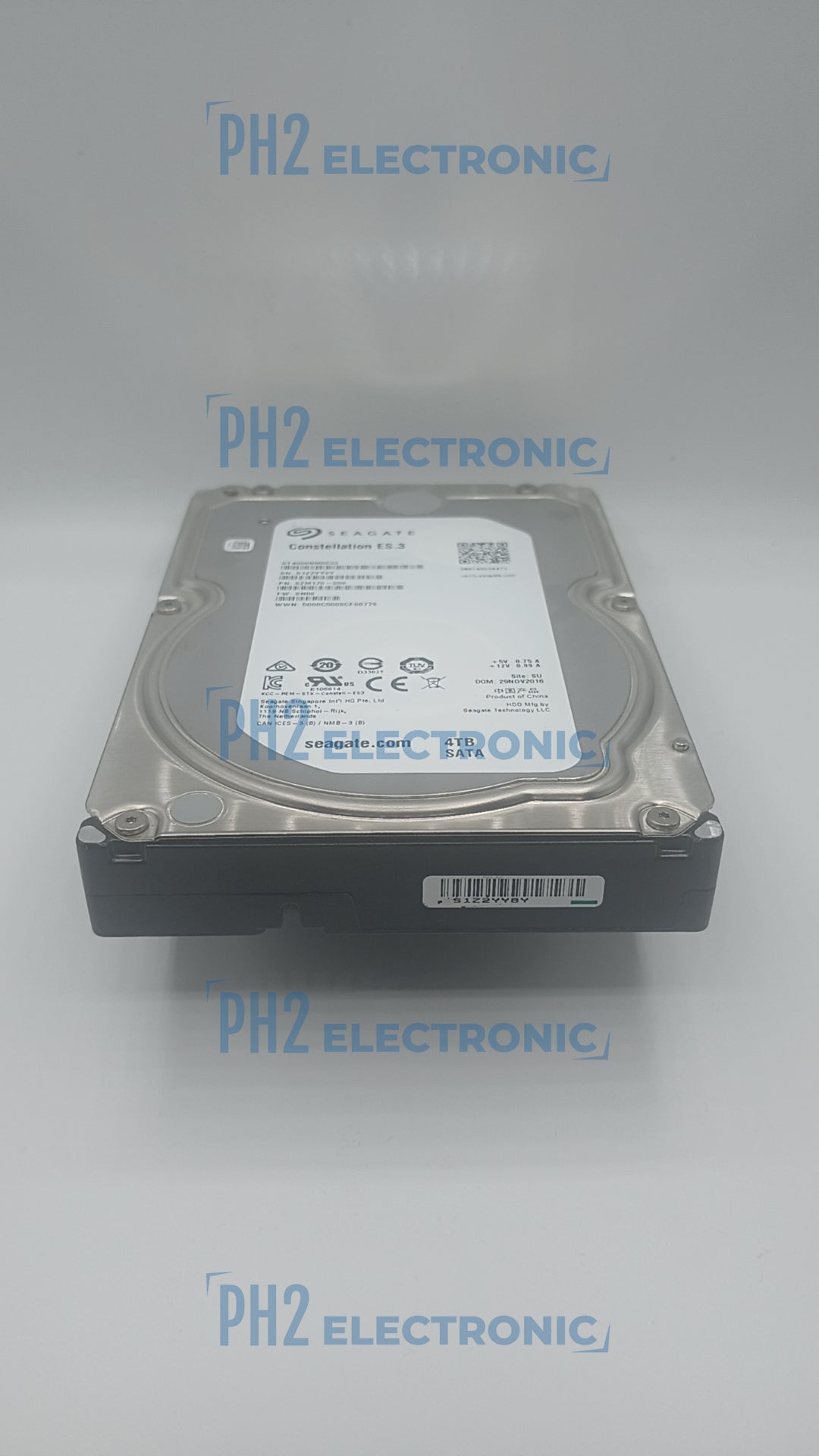 SEAGATE ST4000NM0033 9ZM170-006 CONSTELLATION ES.3 4TB 7.2K 6Gb/S 3.5" SATA HDD Hard Drive