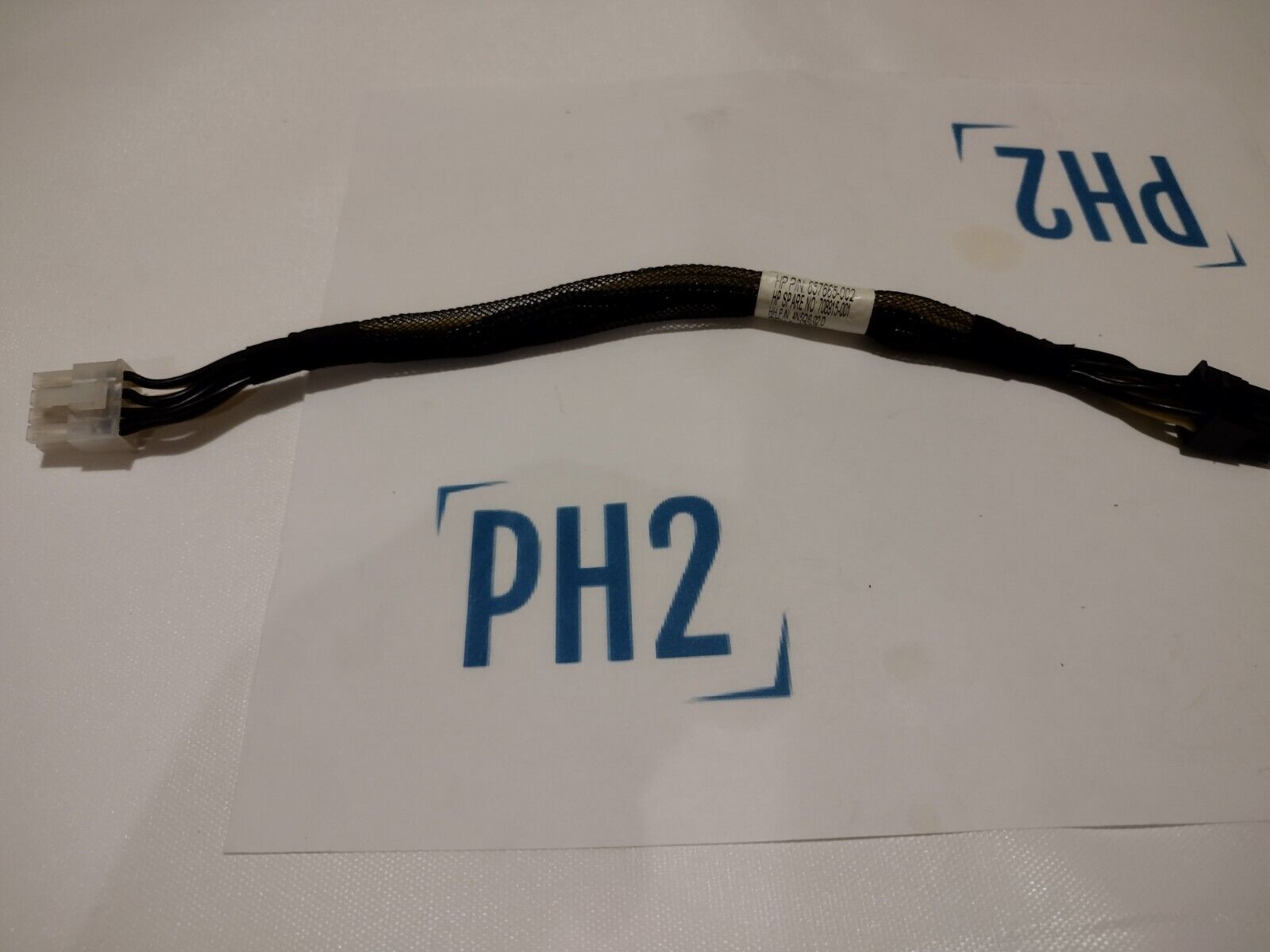 HPE 657665-002 708915-001 SL250 Gen8 GPU power cable 25CM (9.84in) long