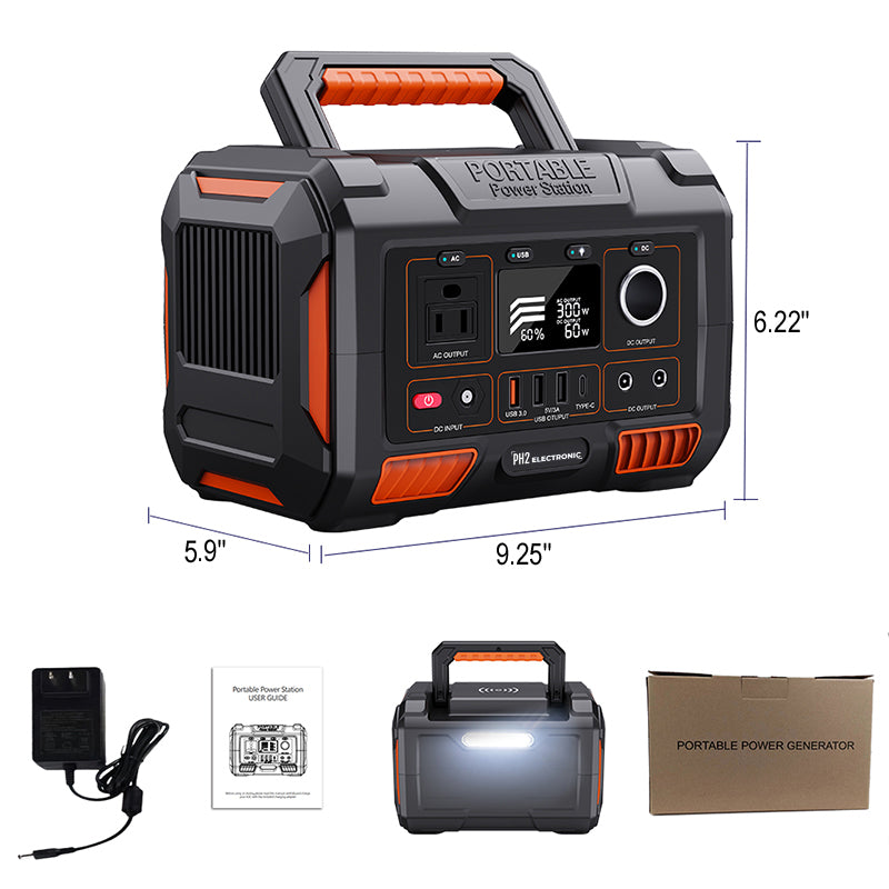 PA3C 300W 78000mAh /3.7V / 288Wh Portable Solar Power Station 110V 220V Energy Power Generator Portable Emergency Power Supply