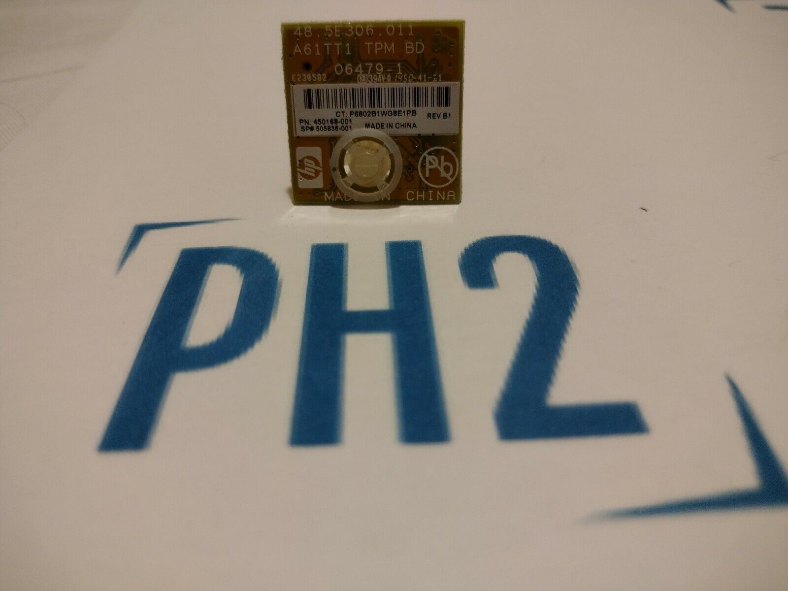 HPE 488069-B21 450168-001 505836-001 Trusted Platform Module -TPM 1.2 board KIT