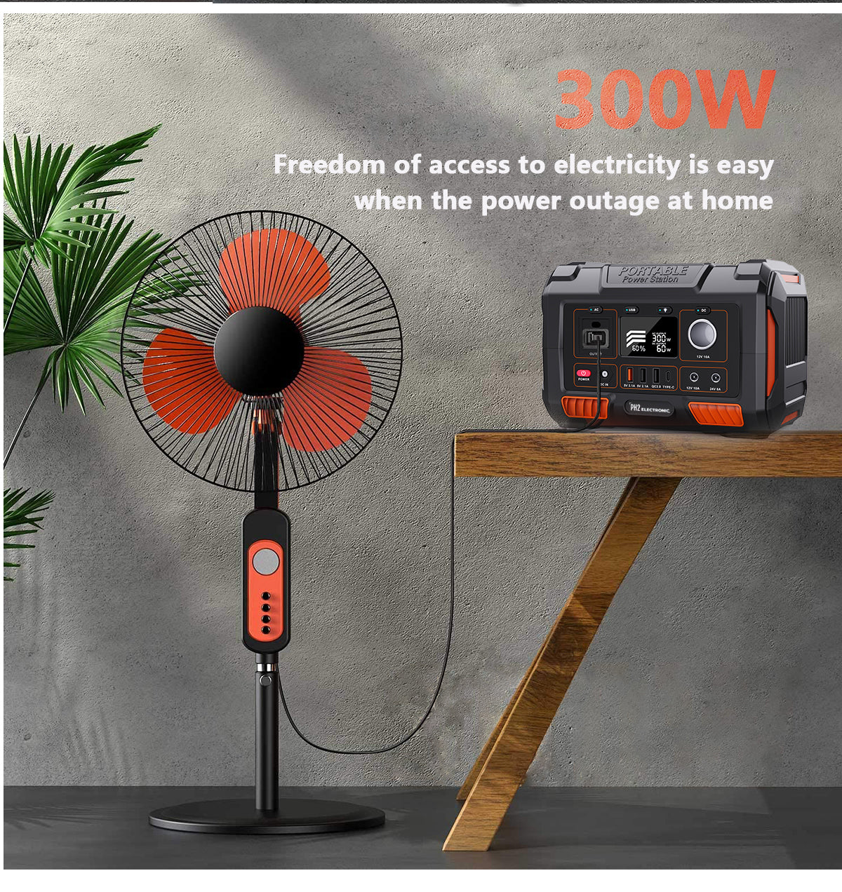 PA3C 300W 78000mAh /3.7V / 288Wh Portable Solar Power Station 110V 220V Energy Power Generator Portable Emergency Power Supply
