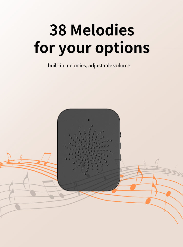 Dry Bettery Smart Wi-Fi Video Doorbell 480P HD PIR Motion + Wireless Chime+ FREE Cloud storage