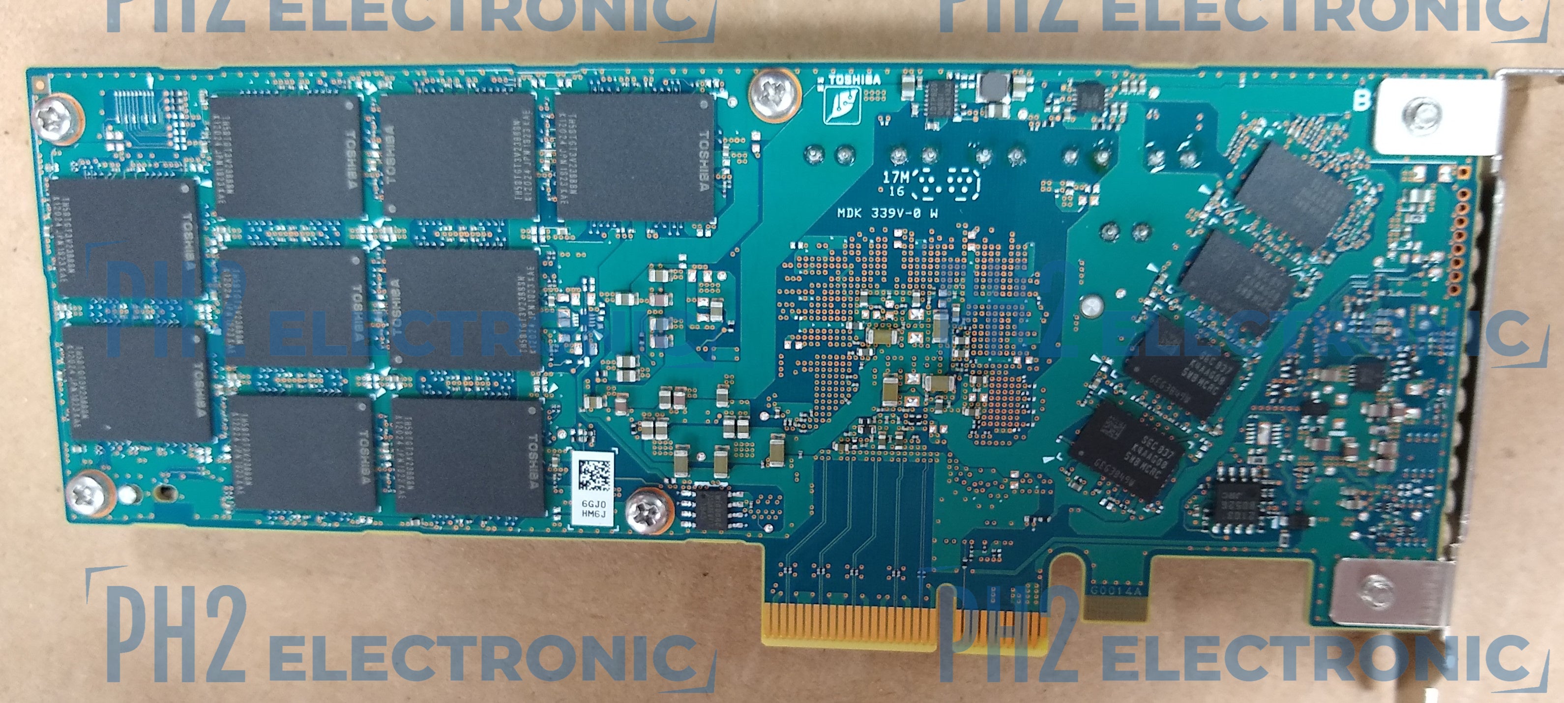 TOSHIBA KCM51R4C15T3 TOSHIBA 1.5TB NVME PCIE HHHL SOLID STATE DRIVE(SSD)