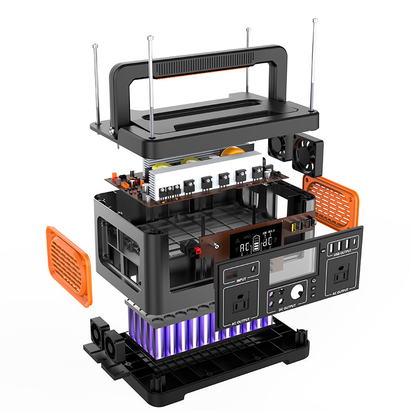 PA5 500W 140400mAh /3.7V/520Wh Portable Power Station Rechargeable Lithium ion battery Solar Power Generator