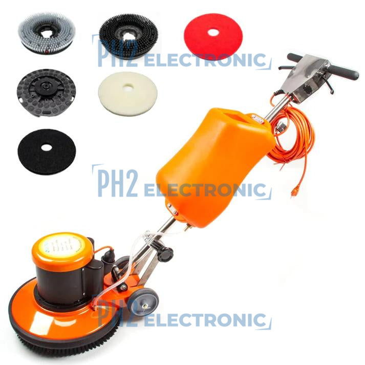 SM420AC 17" Professional Multi-Functional Floor Buffer Scrubber - High Power