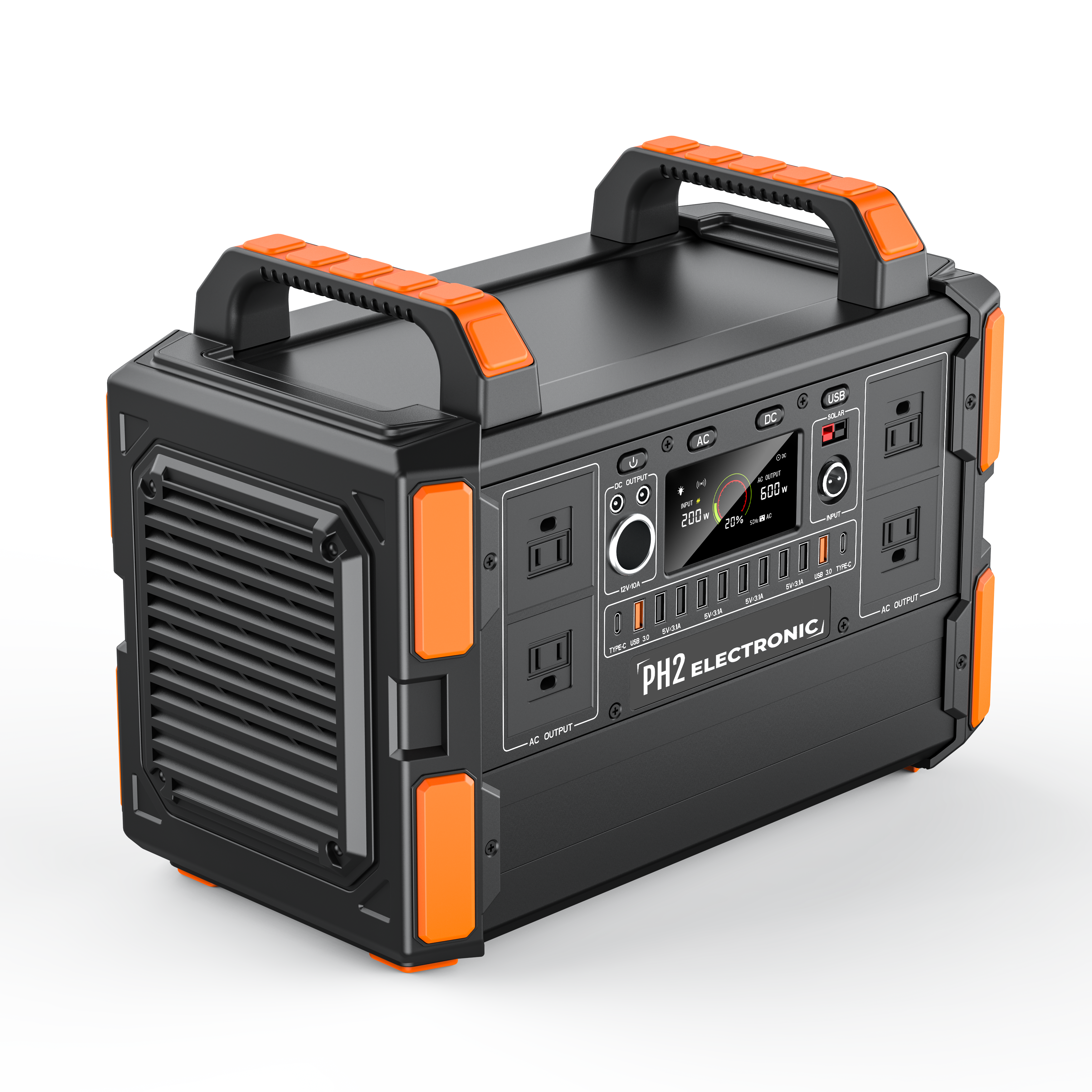 PT11 1200W 315,000mAh/1008Wh 3.2V 45Ah Rechargeable LiFePO4 Lithium ion battery Solar Power Generator Portable Power Station