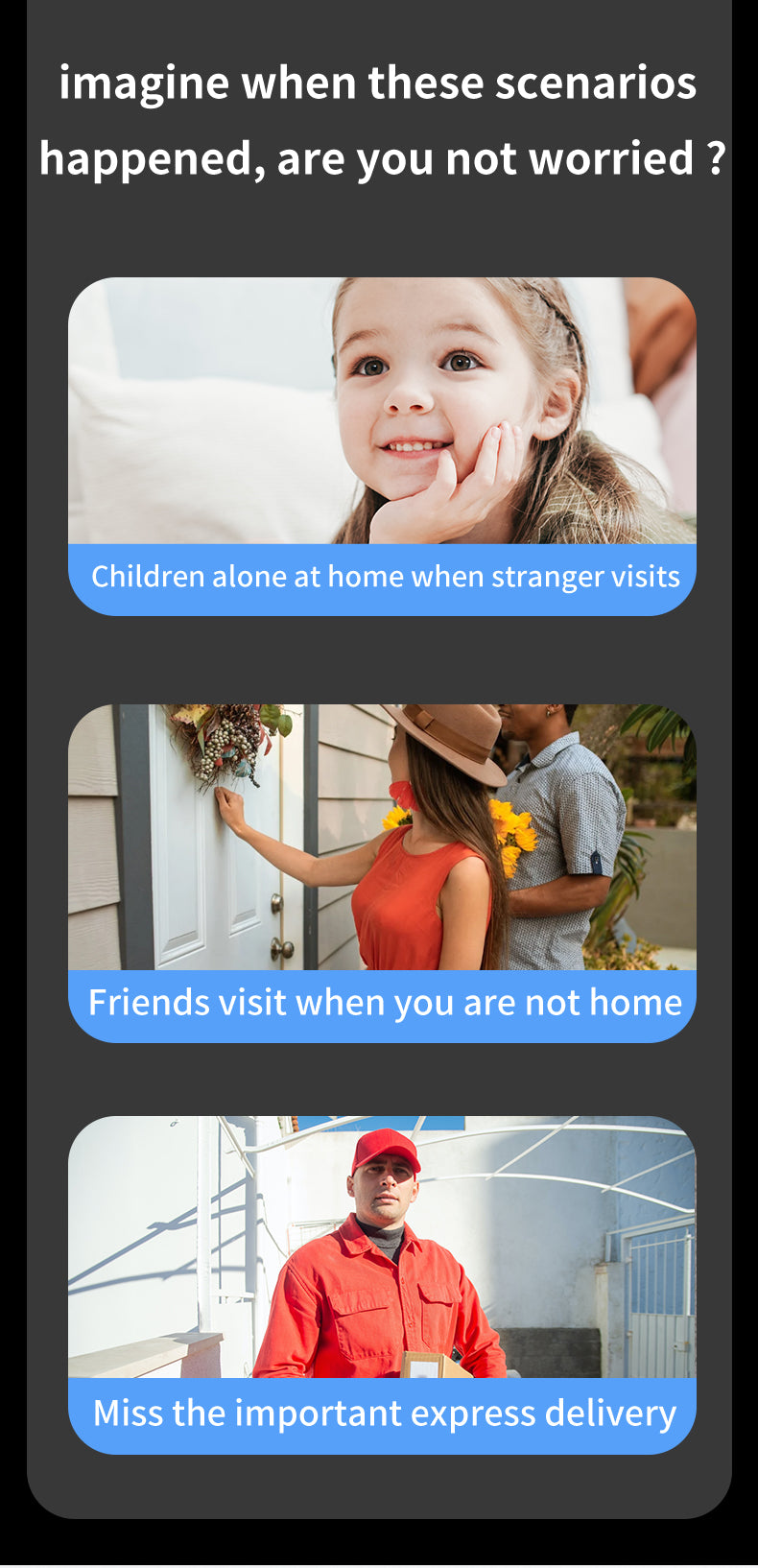 Smart Wi-Fi Video Doorbell X10 480P HD PIR Motion + Wireless Chime + FREE Cloud storage 2.4GHz wifi