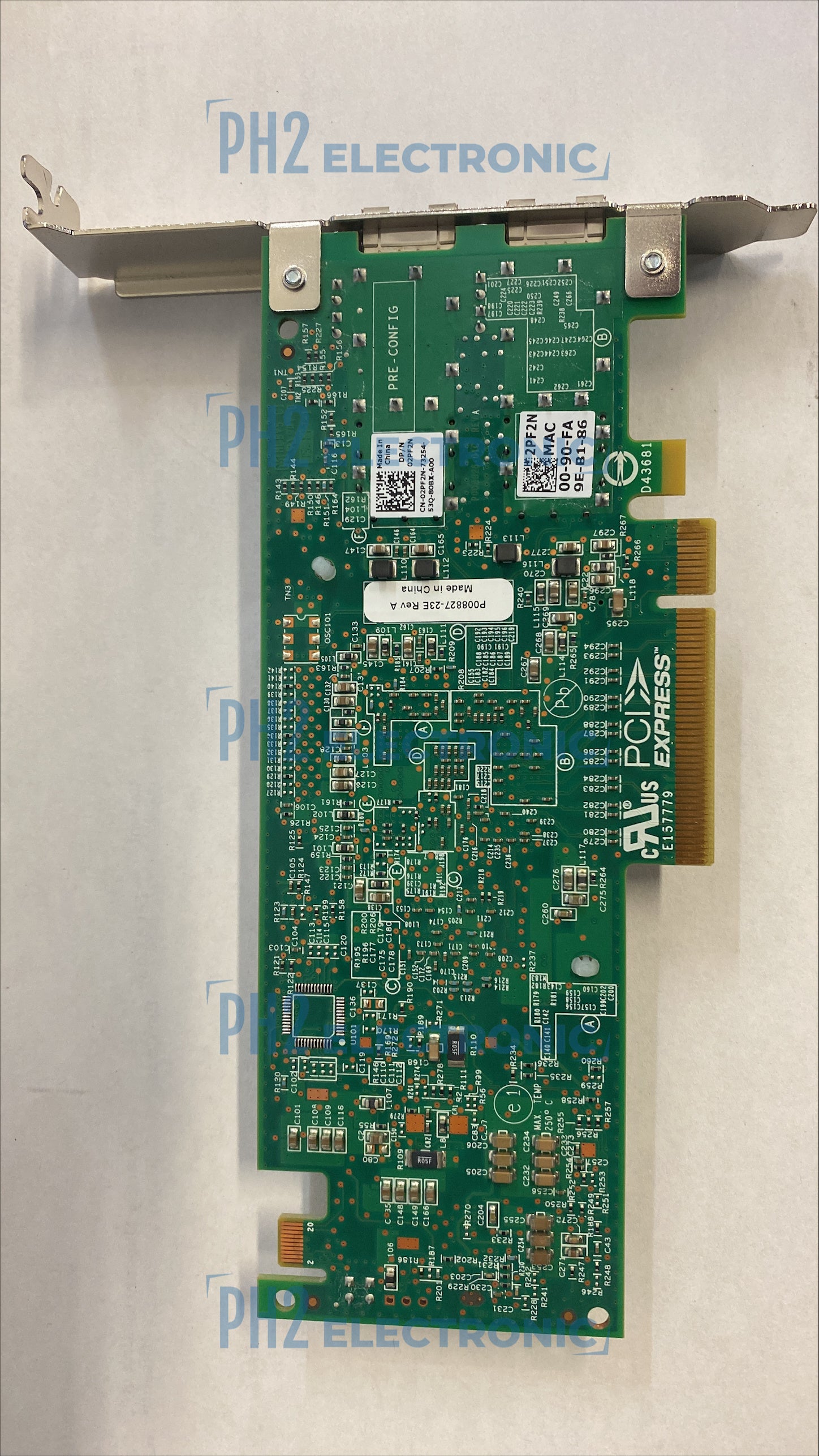 DELL 	2PF2N	02PF2N		Emulex Dual Port 10Gb SFP Network Adapter