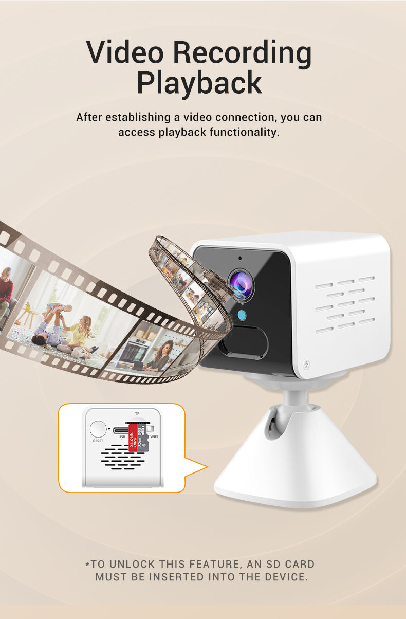 Cameras for Home Security Security Camera Night Vision Work PIR Motion + Wireles + FREE Cloud Storage