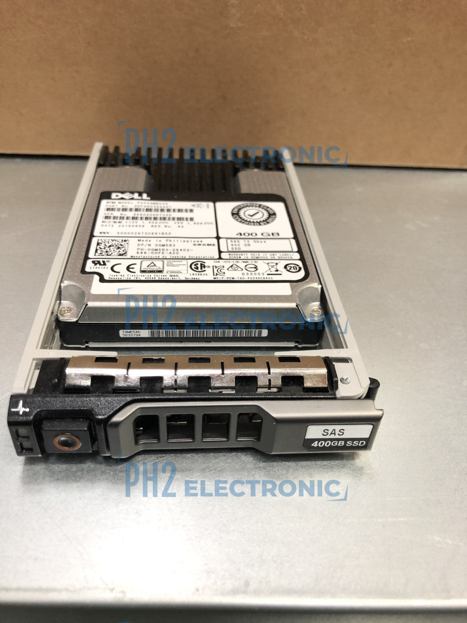 DELL GM5R3 0GM5R3 PX04SMB040 TOSHIBA 400GB SAS 12GB/S SFF 2.5'' SSD WITH R TRAY