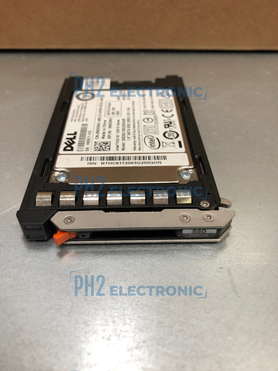 DELL	NDDN1	0NDDN1	SSDSC1BG200G4R	Intel 200GB 6GB/S SATA 1.8'' SSD DC S3610 SERIES