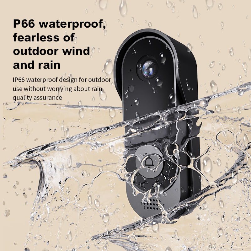 Smart Visual Intercom Video Doorbell PIR Motion + Wireless Chime+WIFI FREE Cloud Save