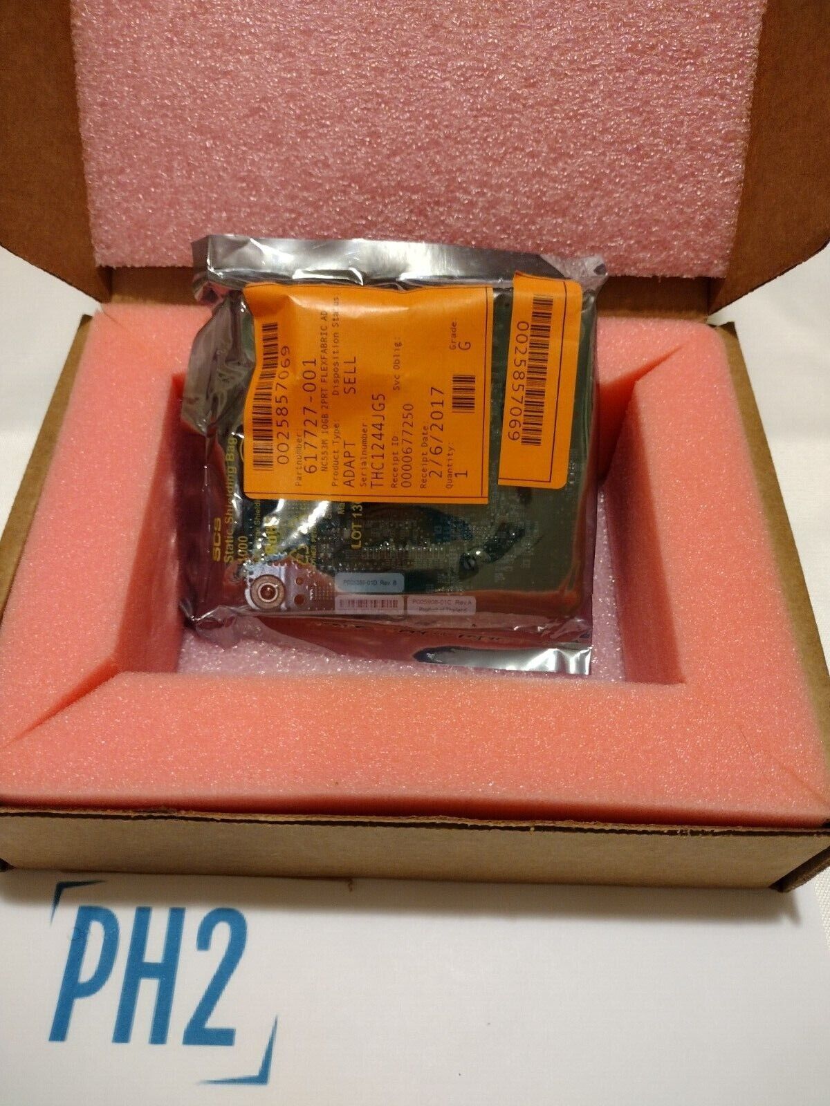 HPE 613431-B21 613433-001 617727-001 NC553m 10Gb 2-port FlexFabric Adapter
