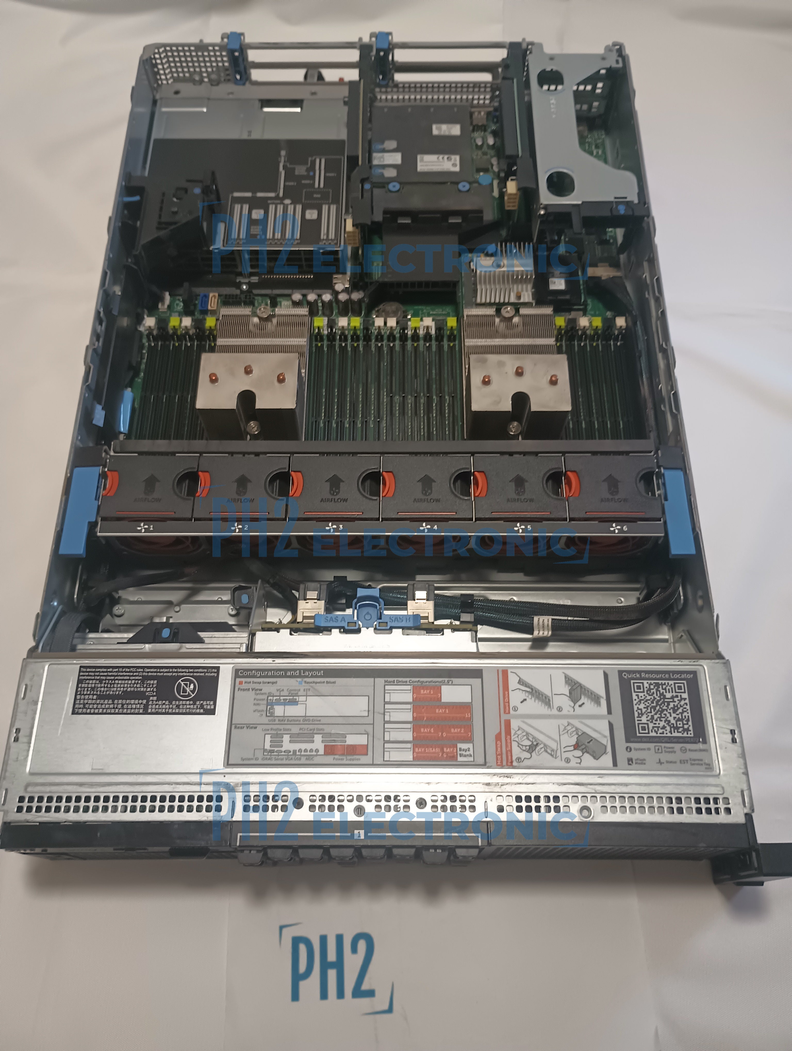 Dell GR6M9 R720 2U 8B SFF Server 12 Cores 2x E5-2643 3.3GHz-Choose RAM / Drives