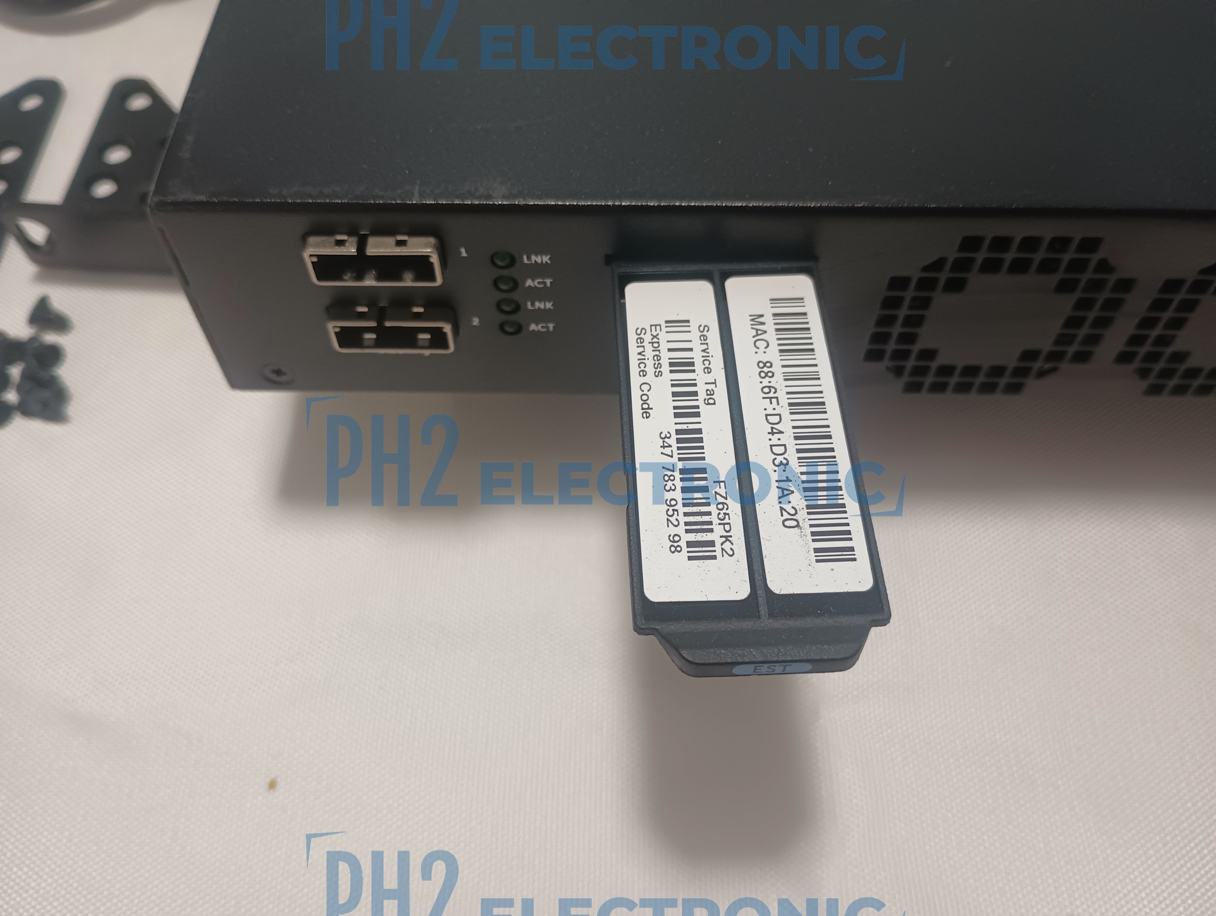 Dell N2048P EMC 2x SFP+ Ports 48x RJ45 PoE+ Network Layer 3 Switch E05W002