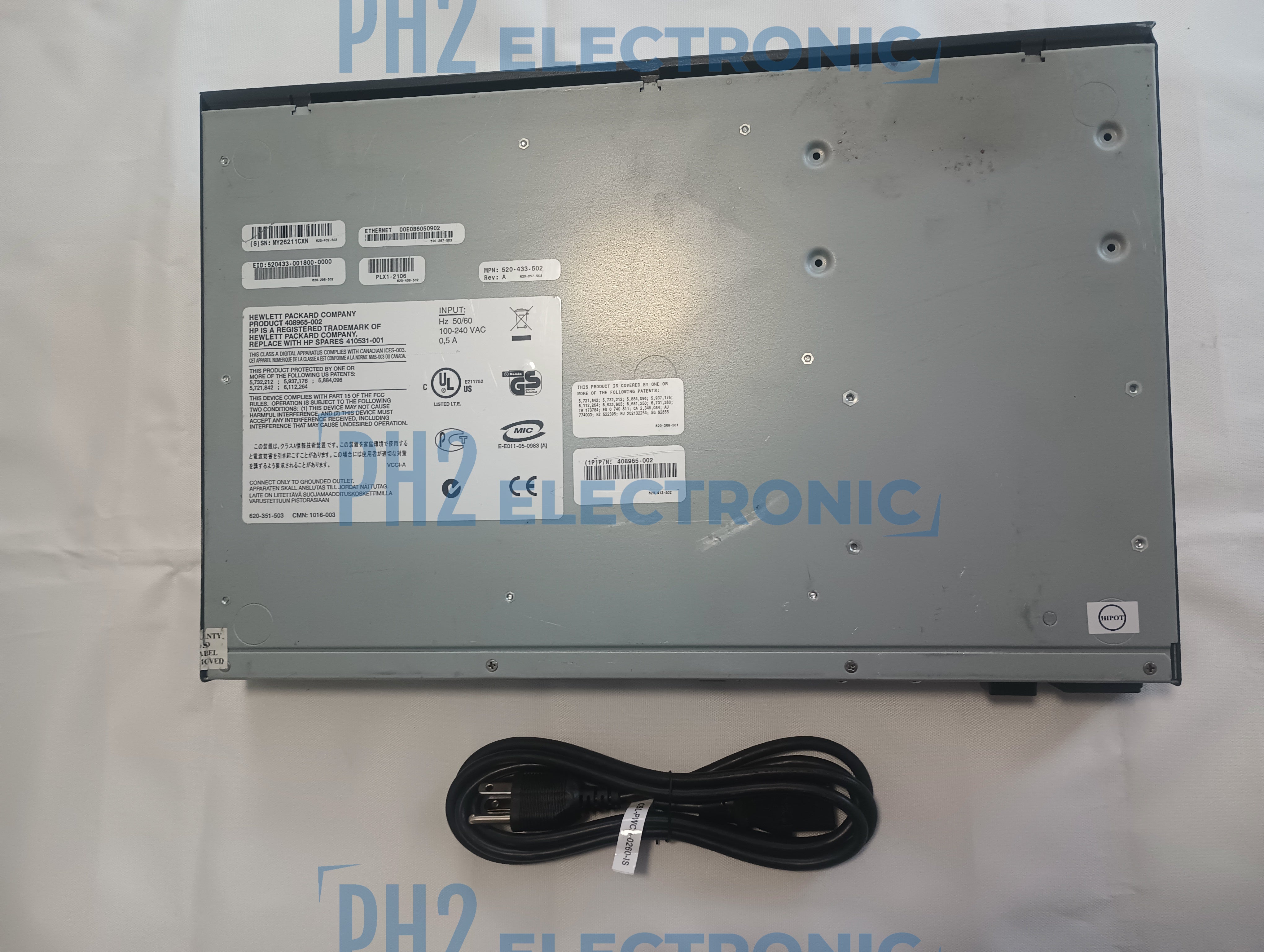 HPE	 	408965-002	410531-001	4x1x16 SPS IP server console switch 620-351-503 520-433-502