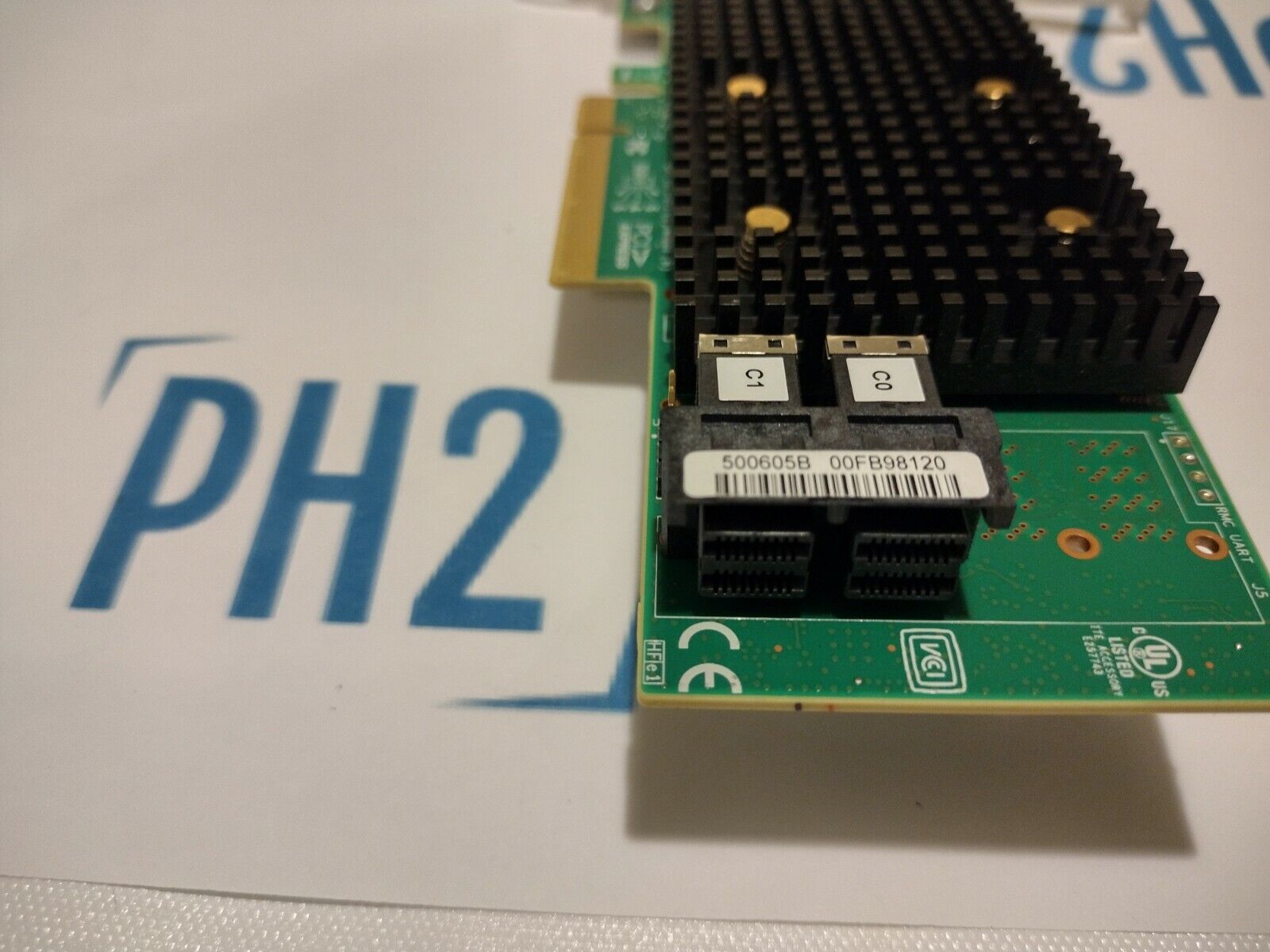 Lenovo 02JG102 7Y37A91082 RAID 530-8i PCIe 12Gb Adapter with Both Brac