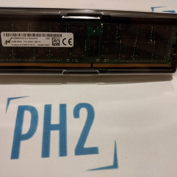 RAM Micron 32GB DDR4 LRDIMM – 2400MHz, PC4-19200, ECC, Per Server – Nuova Condizione