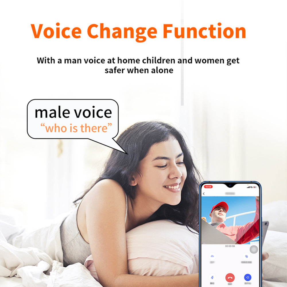 Smart Wi-Fi Video Doorbell X9 480P HD PIR Motion + Wireless Chime + Cloud Save