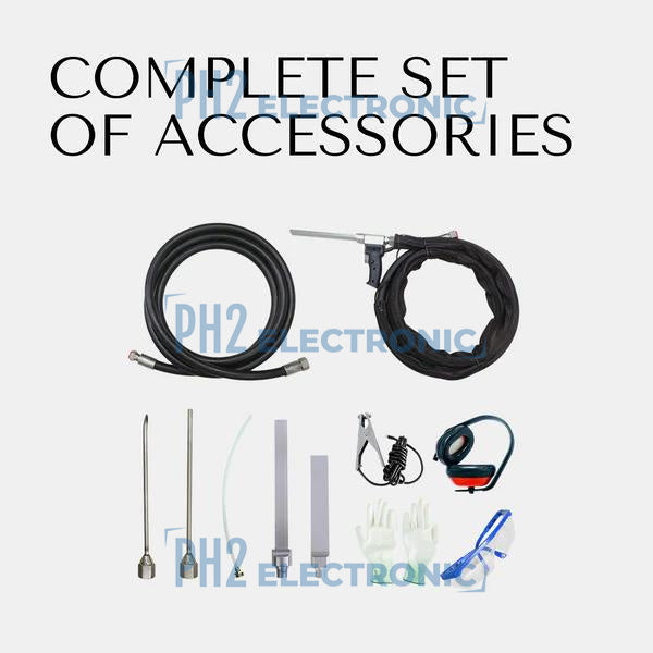 SM2000 Dry Ice Blasting Machine,44 lbs Dry Ice Hopper,Hand Control Spray Gun Kit