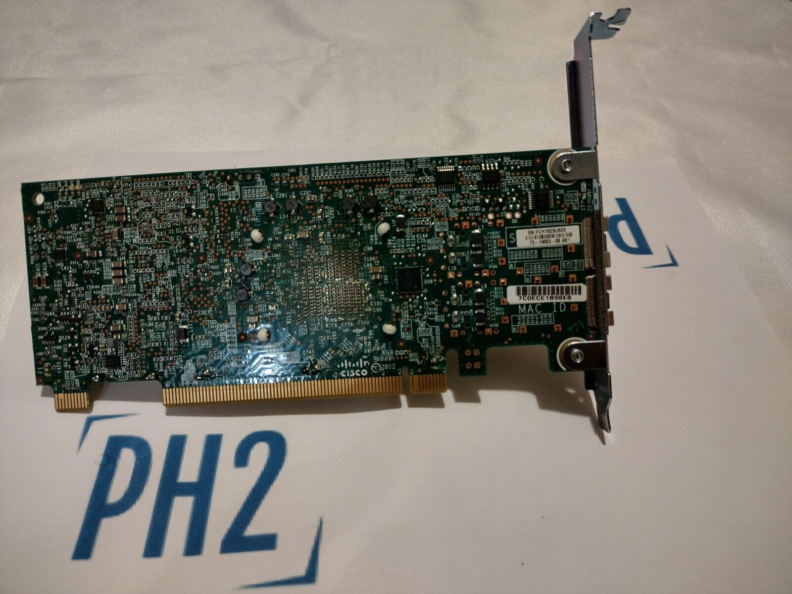 CISCO USC-PCIE-CSC-02 73-14093-08 VIRTUAL INTERFACE 1225 INTERFACE NETWORK CARD
