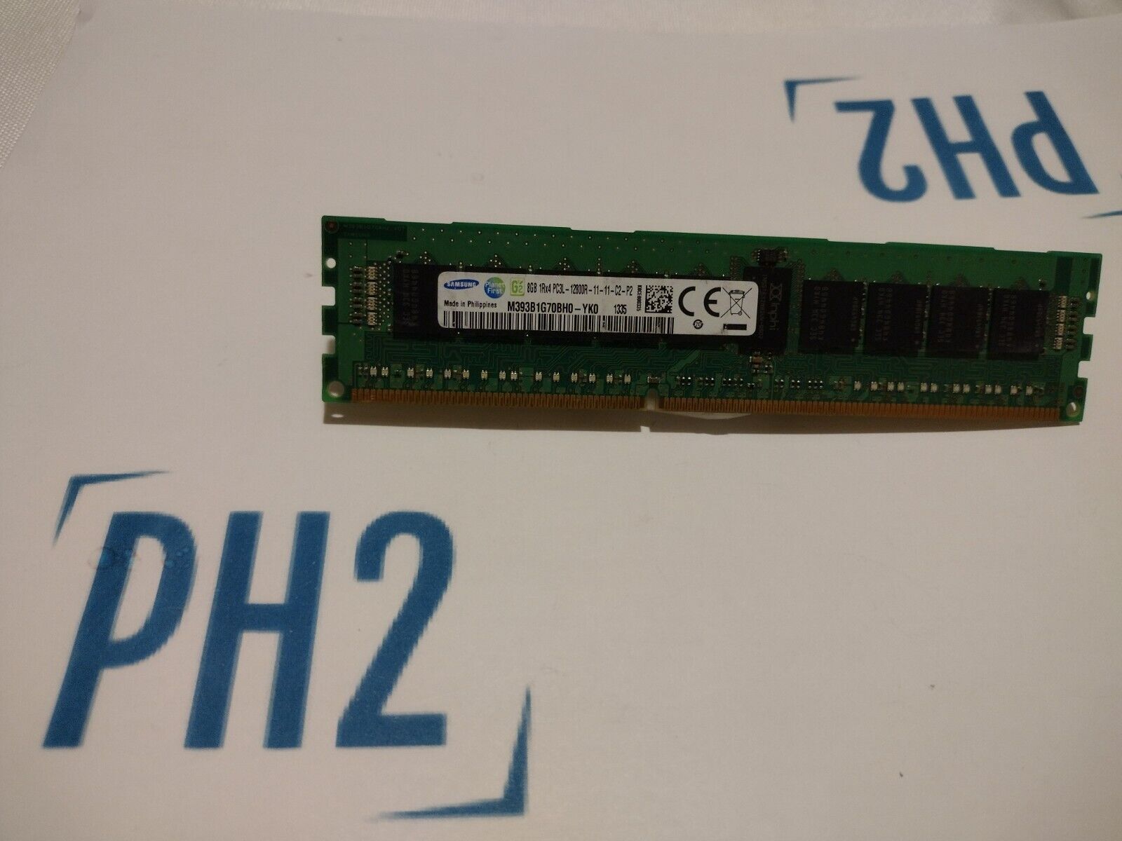 SAMSUNG M393B1G70BH0-YK0 8GB 1RX4 DDR3L-1600 PC3L-12800R-11-11-C2